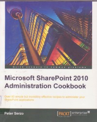 Image of Microsoft share point 2010 administration cookbook