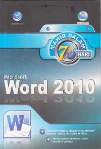 Image of Mahir dalam 7 hari Microsoft word 2010