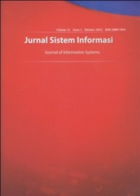 Image of JSI; Jurnal Sistem Informasi Vol.11, No. 2 Oktober 2015
