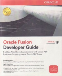 Image of Oracle Fusion Developer Guide : Building Rich Internet Applications with Oracle ADF Business Components and Oracle ADF Faces