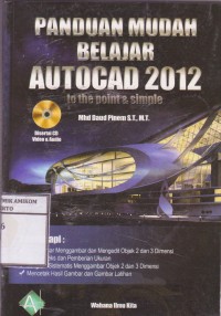 Image of Panduan Mudah Belajar AutoCad 2012