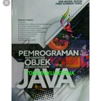 Image of Pemrograman berorientasi objek menggunkan java
