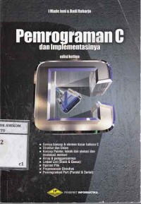 Image of Pemrograman C dan Implementasinya edisi ketiga