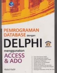 Image of Pemrograman database dengan delphi menggunakan menggunakan ACCES & ADO