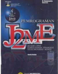 Image of Pemrograman J2ME belajar cepat pemrograman perangkat telekomunikasi mobile