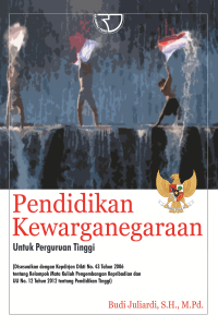 Image of Pendidikan Kewarganegaraan untuk perguruan tinggi
