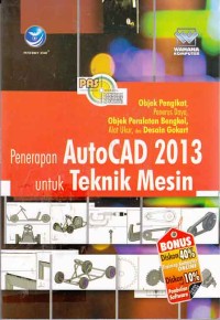Image of PAS (panduan aplikatif & solusi) penerapan AutoCAD 2013 untuk Teknik Mesin