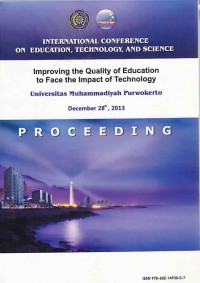 Image of Proceeding; international conference on education, technology, and science UMP 2013