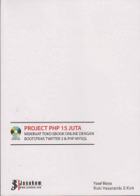 Image of Project PHP 15 juta; membuat toko ebook online dengan bootstrap, twitter 3 & PHP MYSQL