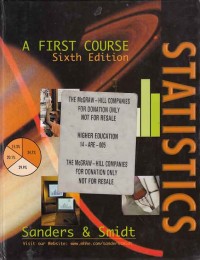 Image of Statistics; a first course