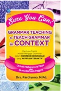 Image of Sure You Can! Grammar teaching to teach grammar in context