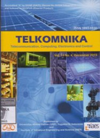 Image of TELKOMNIKA; Telecommunication, Computing, Electronics and Control Vol.12, No.4, December 2014