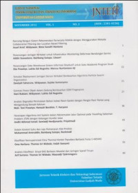 Image of JNTETI; Jurnal Nasional Teknik Elektro dan Teknologi Informasi Vol.1, No.3, November 2012