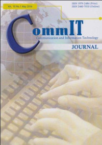 Image of CommIT; Communication and Information Technology Vol. 10 No. 1 May 2016