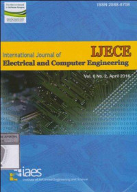 Image of IJECE; International Journal of Electrical and Computer Engineering Vol. 6 No. 2, April 2016