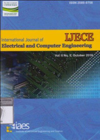 Image of IJECE; International Journal of Electrical and Computer Engineering Vol. 6 No. 5, October 2016