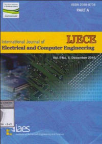 Image of IJECE; International Journal of Electrical and Computer Engineering Vol. 6 No. 6, December 2016