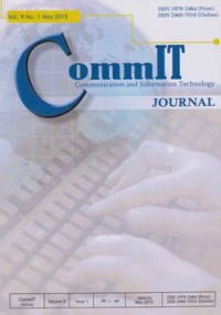 Image of CommIT; Communication and Information Technology Vol. 9 No. 1 May 2015