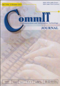 Image of CommIT; Communication and Information Technology Vol. 9 No. 2 October 2015